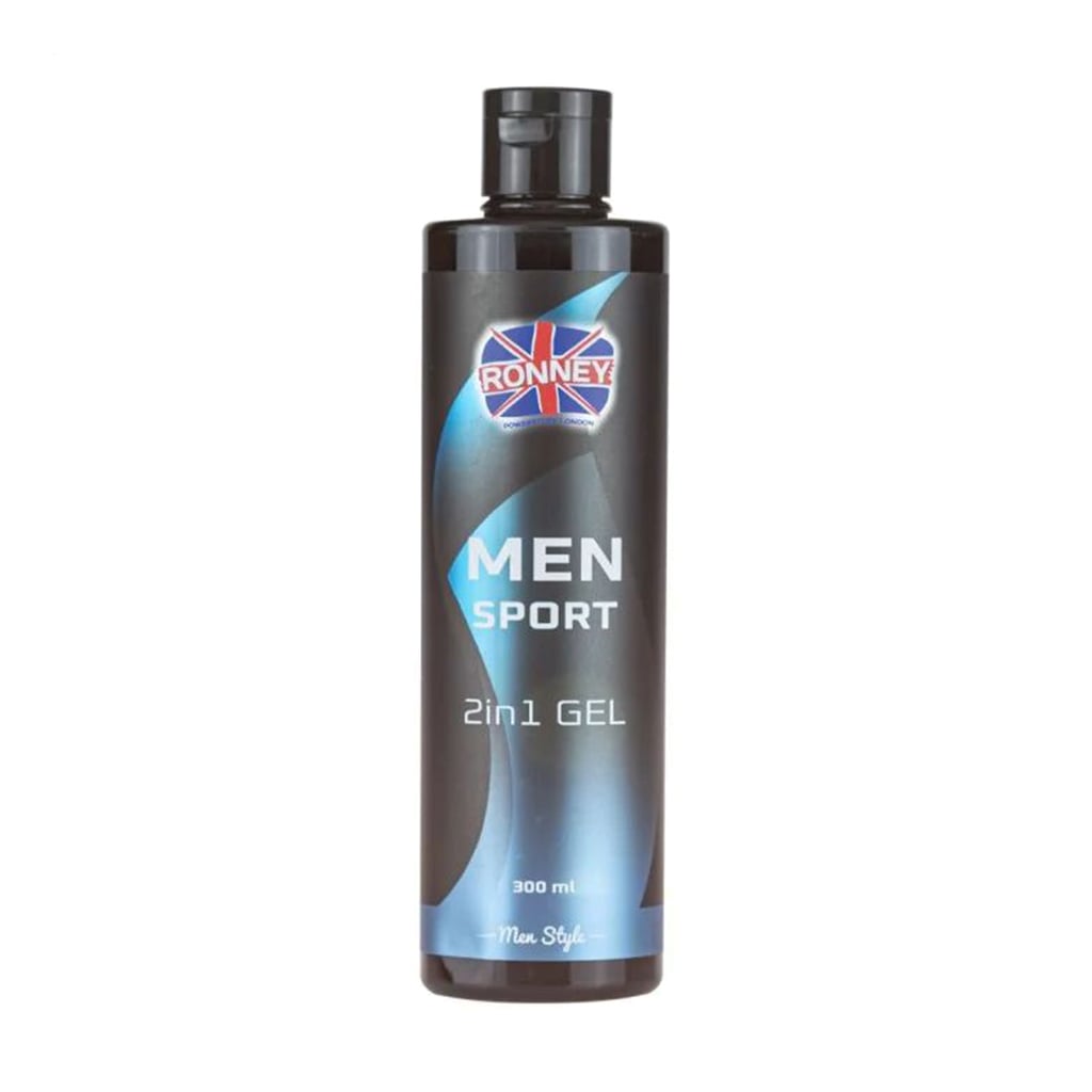 Чоловічий шампунь-гель для душу Ronney Men Style Men Sport 2 In 1 Gel, 300 мл